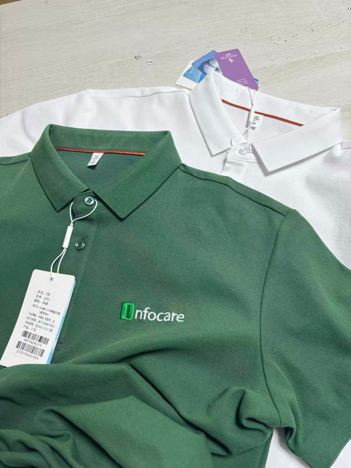 Polo shirts print examples