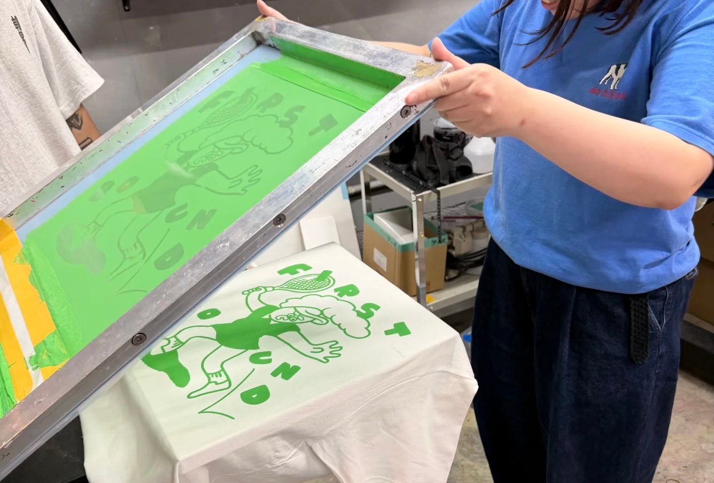 Screen printing (the most commonly used):